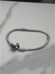 PANDORA  BARREL CLASP SNAKE CHAIN BRACELET - 594593C00